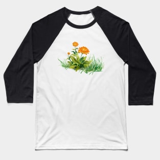 August 24th birthday flower Baseball T-Shirt